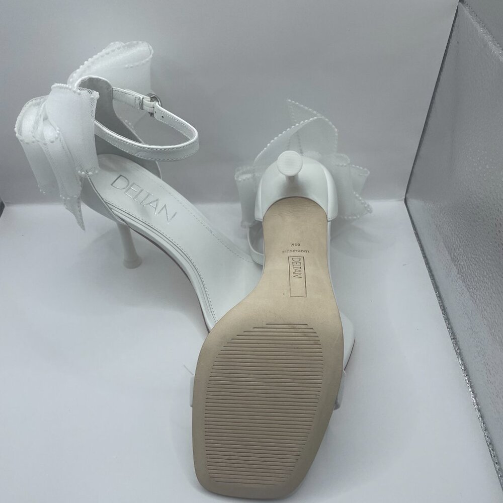 DELTAN BOW DRESS SANDALS (8.5) - Picture 9 of 13